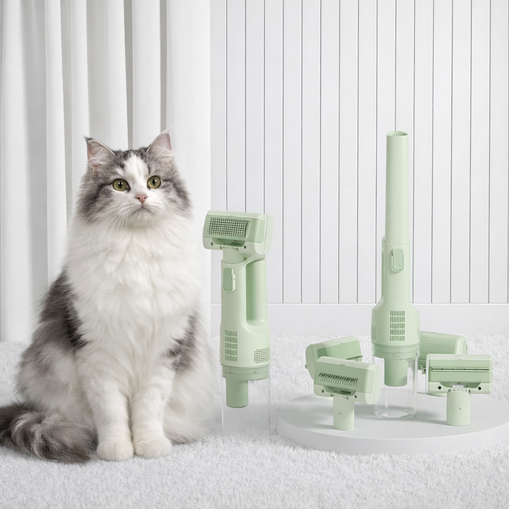 5-in-1 Pet Grooming Vacuum Kit