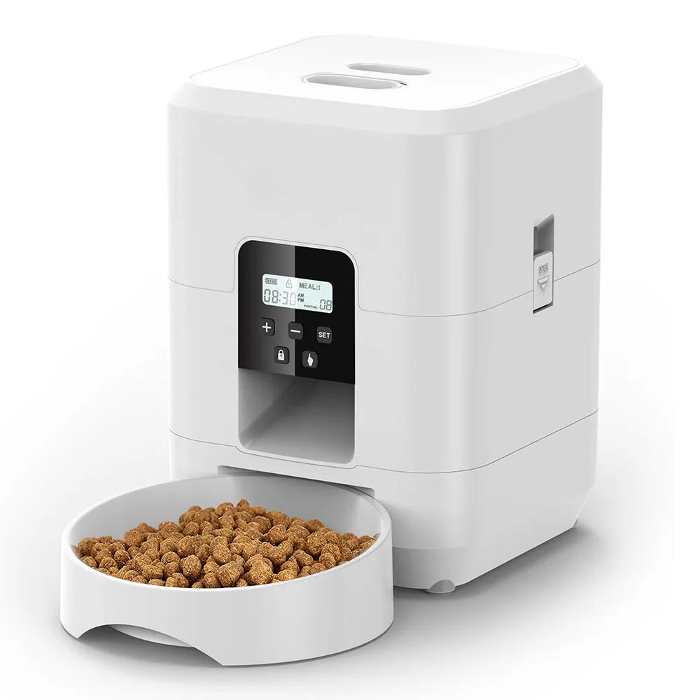 Smart Pet Feeder – Automatic Cat & Dog Food Dispenser